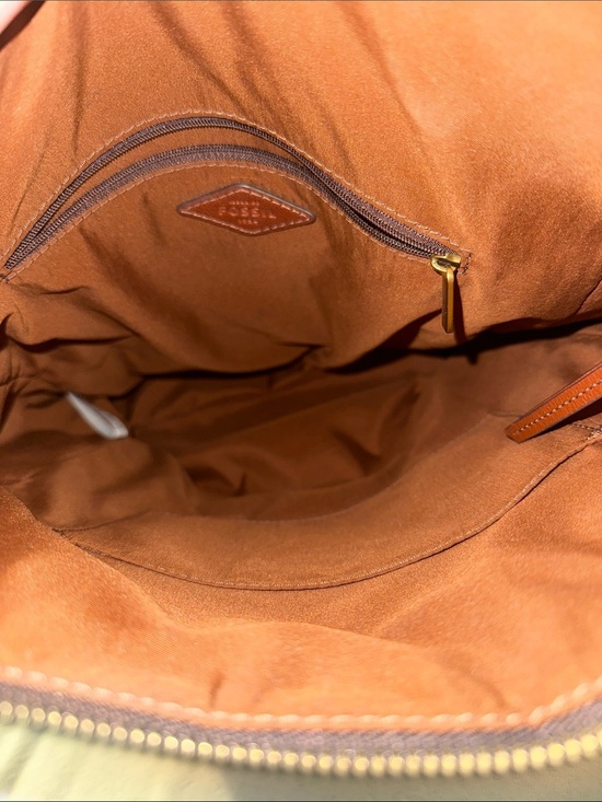 Fossil Elina Large Convertible Backpack Tan Floral Handbag Purse main image 3
